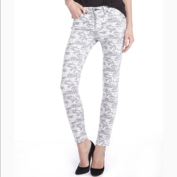 Rag & Bone Gray Camo Skinny Jean - Picture 2 of 6